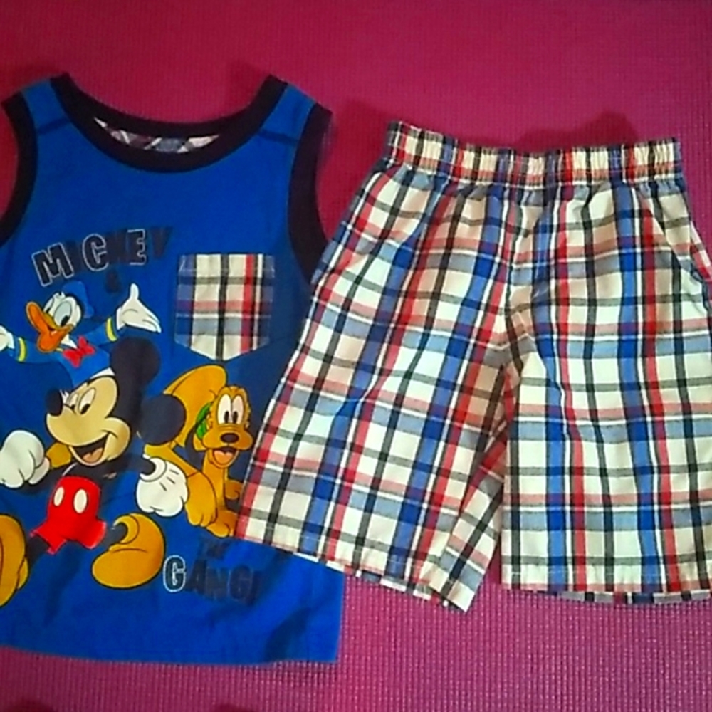 Mickey and gang Disney Boys Shorts Set 3T